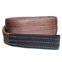 Carregar imagem no visualizador da galeria, Cinta De Carga Eslinga 6 Ton 180mm X 6m  Marrom Reforçada Marrom
