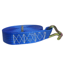 Carregar imagem no visualizador da galeria, Cinta C/ Catraca 5 Ton 9m Azul Gancho J 1/2 Azul
