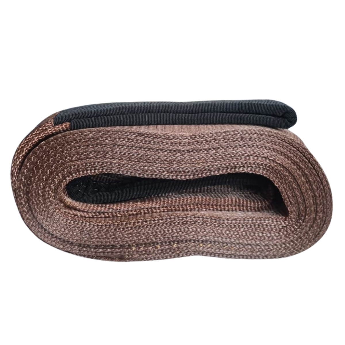 Cinta De Carga Eslinga 6 Ton 180mm X 6m  Marrom Reforçada Marrom