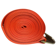 Carregar imagem no visualizador da galeria, Conjunto Cinta E Catraca 10 Ton 9m Gancho Chapa Laranja Laranja
