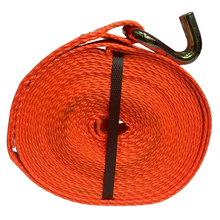 Carregar imagem no visualizador da galeria, Cinta De Amarração 5 Ton 9m Gancho J Laranja Laranja
