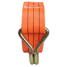 Carregar imagem no visualizador da galeria, Conjunto Cinta Com Catraca 3 Ton 9m Gancho J  Laranja
